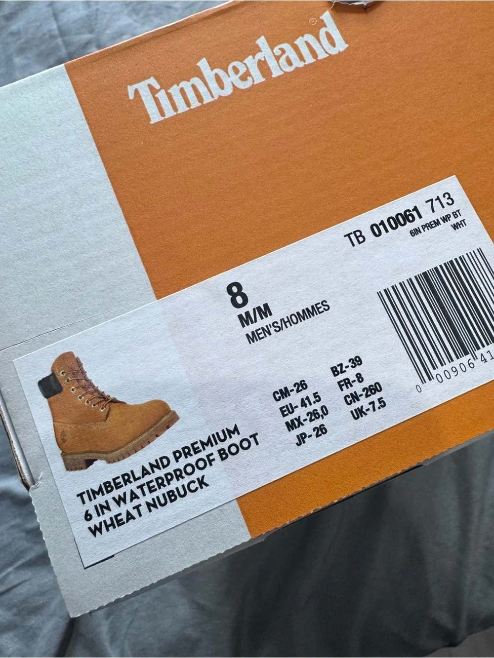 Timberland | Shoes | Timberland Wheattan Boot Box With White Logo